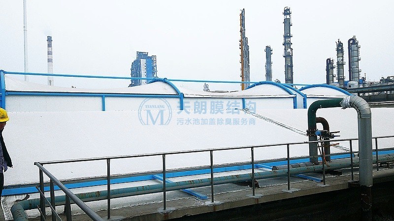 龍宇煤化工污水池加蓋